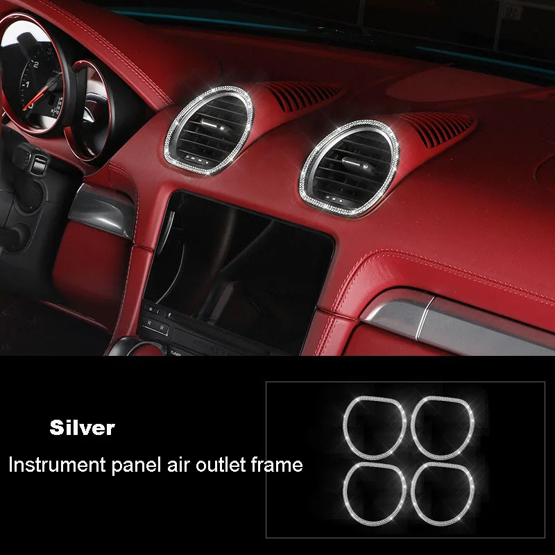 Автомобильный Стайлинг серебряное рулевое колесо громкое кольцо оконная Кнопка