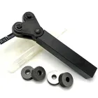 6 шт. ретикулированный накатный нож 0,6 мм 1,0 мм 2,0 мм из быстрорежущей стали с внутренним отверстием для тиснения + 1 шт. 16 мм x 18 мм стальной держатель токарного инструмента