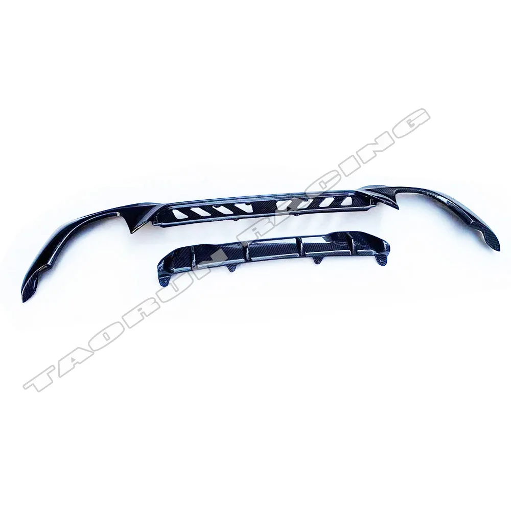 Диффузор для заднего бампера G20 G21 Quad Style из углеродного волокна BMW 320 330 340 с