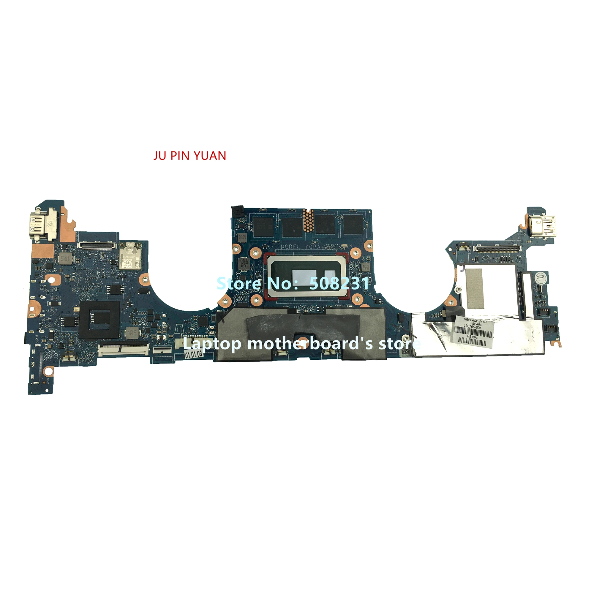 

Оригинальная материнская плата для ноутбука HP EliteBook x360 1030 G4, оригинальная детская плата DAY0PAMBAF0 с процессором SRFFX I5-8265U, 8 Гб ОЗУ, полностью протестирована