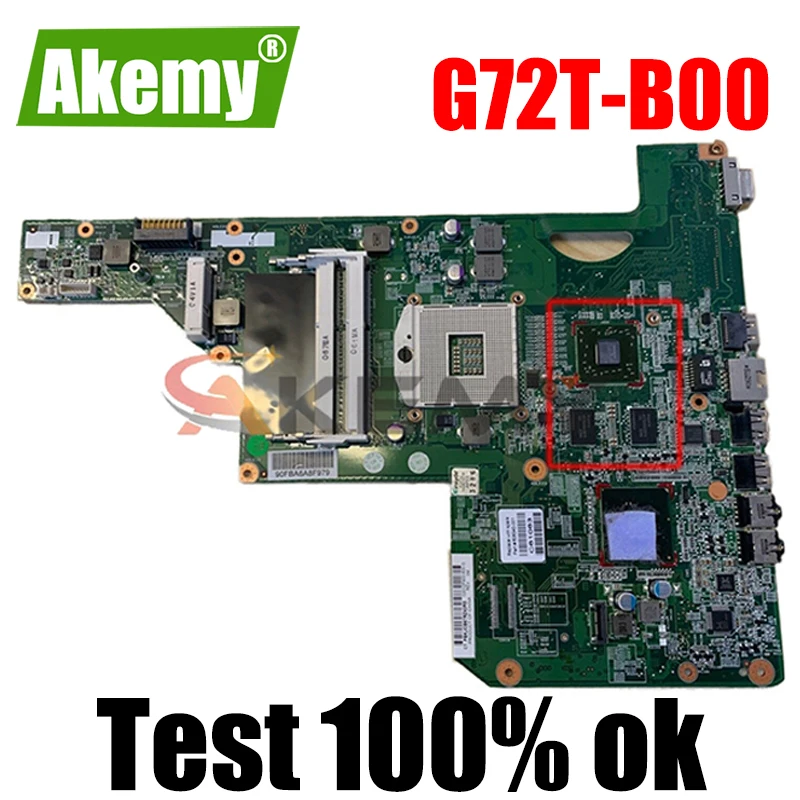 

Для HP G72T-B00 G72 G62 ноутбук motehrboard 615848-001 аккумулятор большой емкости