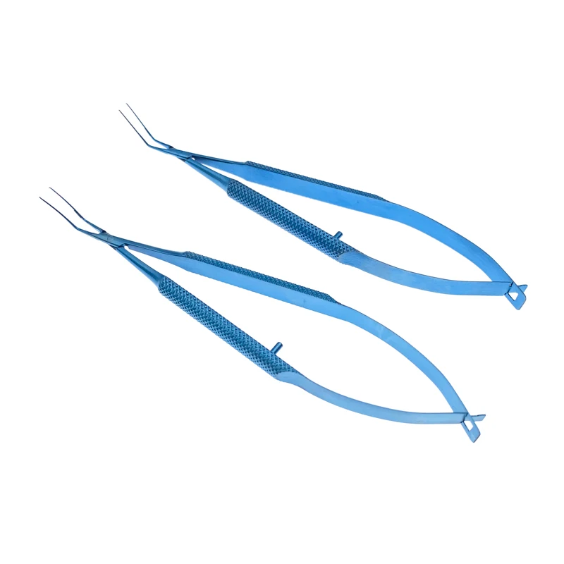 

Capsulorhexis Forcep Titanium Ophthalmic Forceps 115mm Round Handle Ophthalmic Surgical Pet Instruments