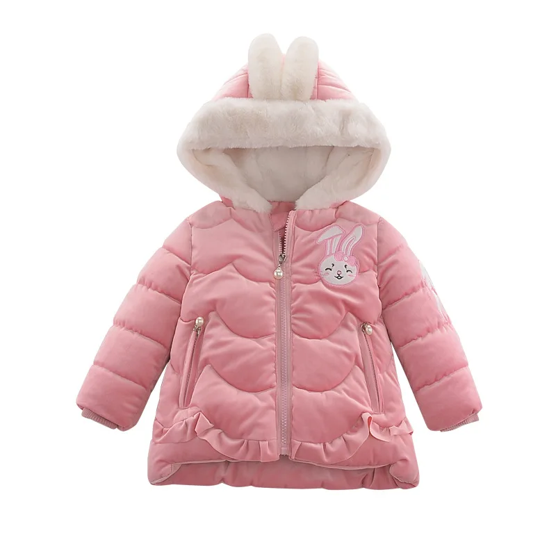 

Зимняя пуховая и пуховая хлопковая куртка для девочек и детей, новинка 2020, утепленное теплое пуховое хлопковое пальто с капюшоном для девоч...