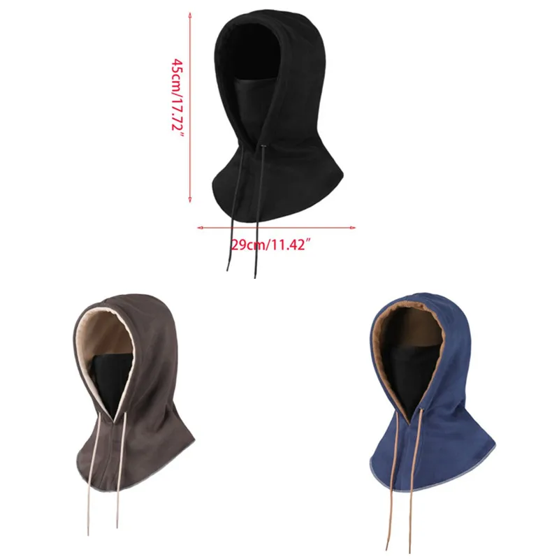 Мужская и женская зимняя утолщенная Балаклава универсальная теплая шапка с