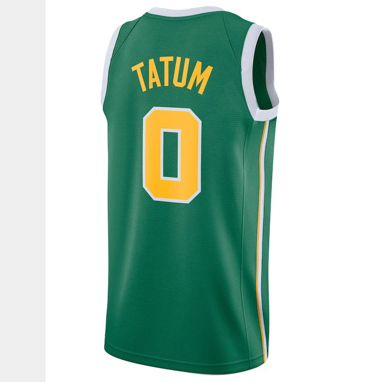 

2021 Mens New American Basketball Clothes #0 #8 Kemba Walker Jayson Tatum Boston Celtics European Size Ball Pants T Shirts Cool