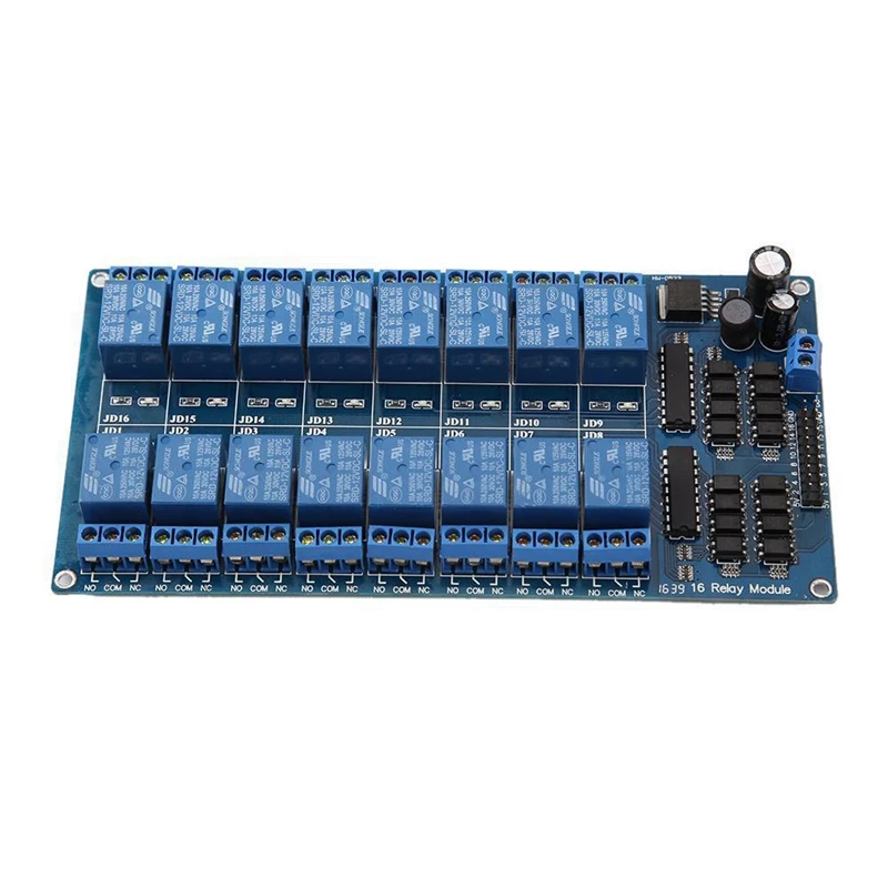 16-канальный 5V/12V релейный модуль для Arduino PIC AVR MCU DSP ARM Управление | Обустройство