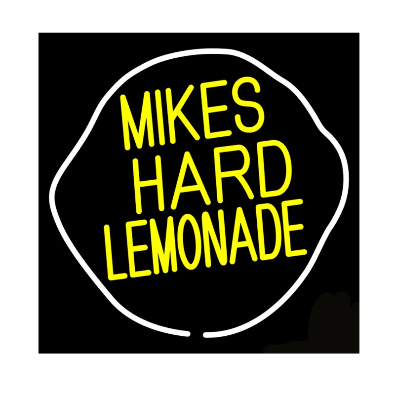 Mikes Hard Lemonade Настоящая стеклянная трубка ручной работы для напитков бара магазина