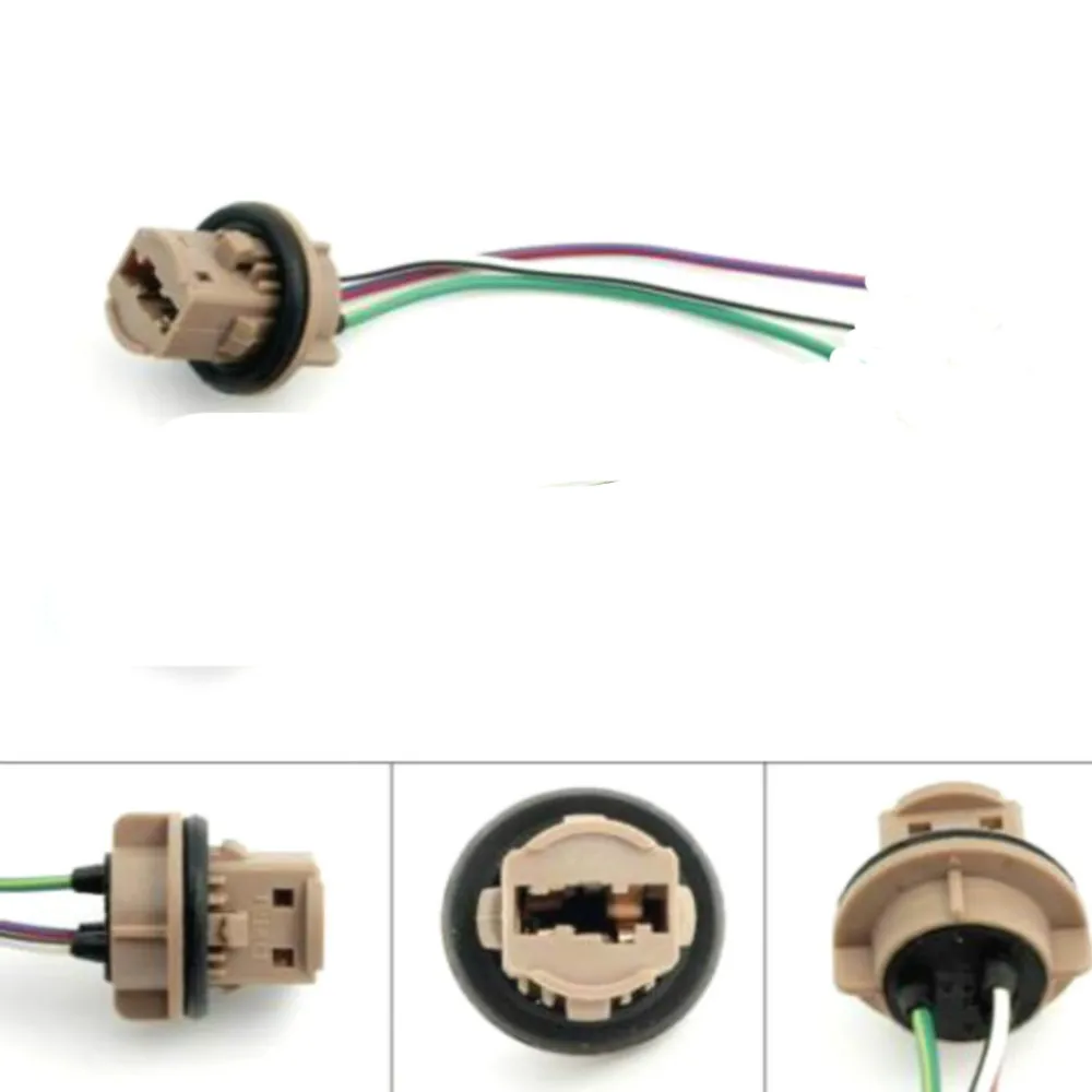 1x T20 7443 1891 W21/5W автомобильный держатель лампы LED адаптер Разъем Автомобильный