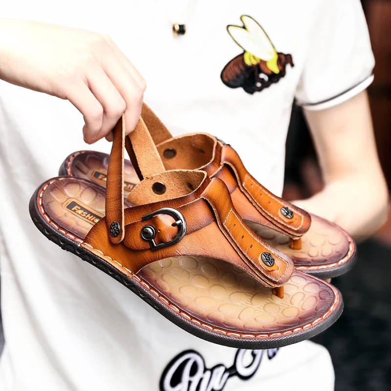 

Sandalia Masculina Sandalias For Man Sandale Homme Ete Cuero Sandals Shoes Men De Para Hombre Sandles Sandalet Erkek