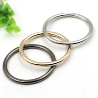 20pcslot 15mm 50mm type o circle ring connection zinc alloy metal shoes bags belt purse strap buckles diy access