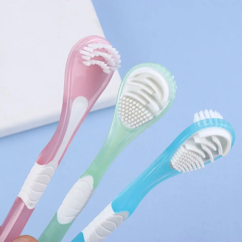 

Double Side Fresh Breath Silicone Remove Halitosis Tongue Scraper Toothbrush Tongue Cleaner Tongue Cleaning
