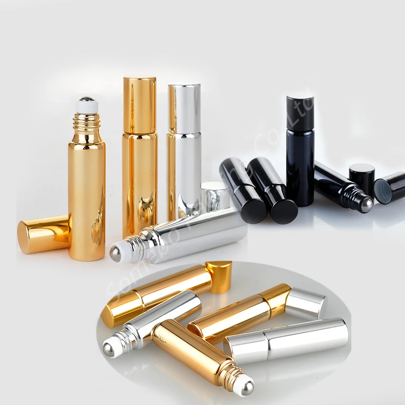 20 шт./лот пустая 5 мл 10 портативная ультрафиолет серебристо Черная Стеклянная