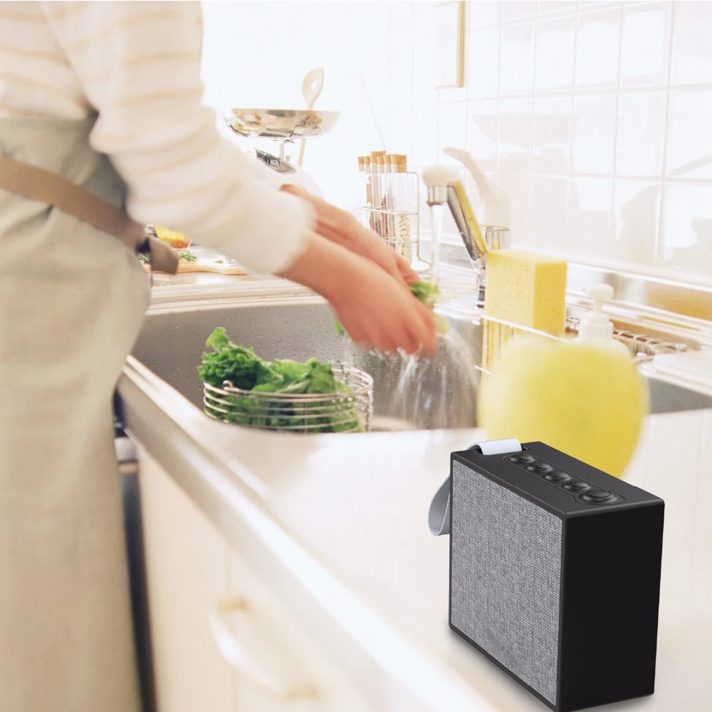 Eson стиль WiFi Bluetooth динамик HiFi стерео звук 1000 мАч батарея IPX6 Водонепроницаемый Alexa смарт динамик
