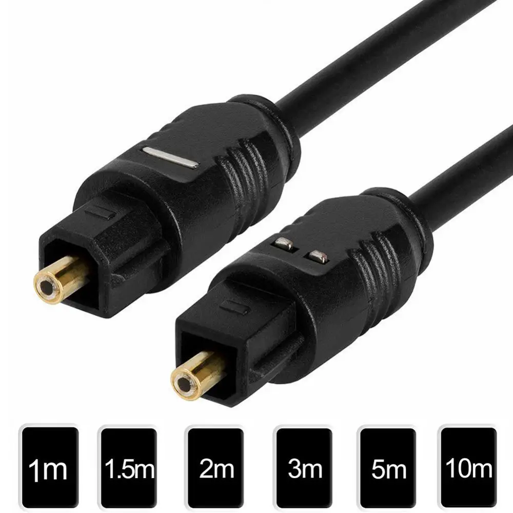 New Digital Optical Audio Cable 1m 5m For Amplifiers Blu-ray DVD Toslink SPDIF Cable for Xbox 360 PS4 Soundbar Fiber Cable