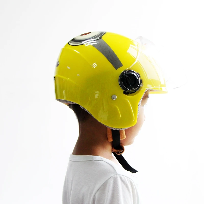 

Kid Helmets for Scooter Open Face Visor Protection Casco Moto Children's helmet Pink cycling Capacete ski kask Motorcycle Helmet