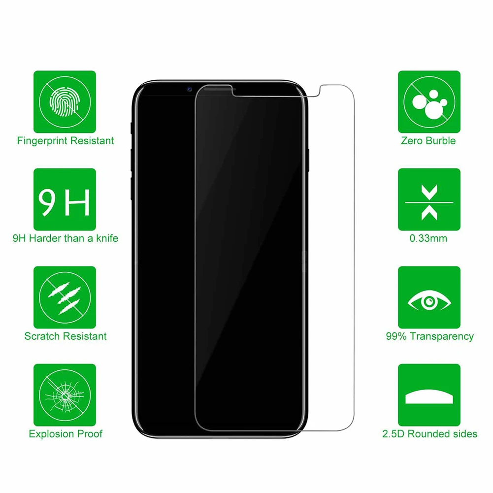 Закаленное стекло 9H Передняя и задняя Защитная пленка для телефона iPhone 11 Pro Max