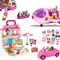 lol surprise dolls toys set family convertible car picnic car girls play house dolls lol toys for children birthday gifts