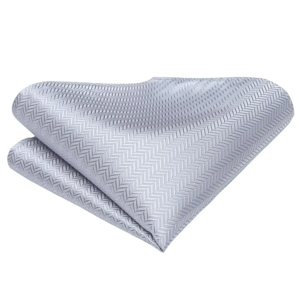 Серебряный однотонный дизайнерский самодельный галстук бабочка для мужчин