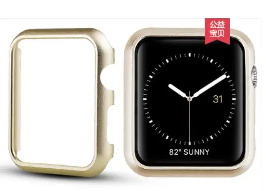 Чехол для Apple watch band series 6 5 40 мм 44 38 42 бампер из алюминиевого сплава iwatch se/4/3/2/1