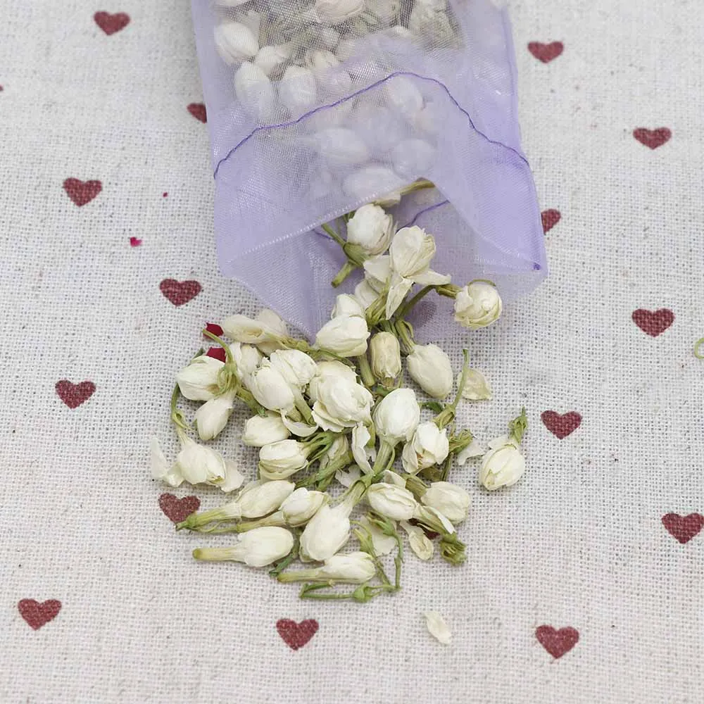 1 сумка натуральный сухой цветок Лаванда бутон Роза жасминовые цветы Саше для