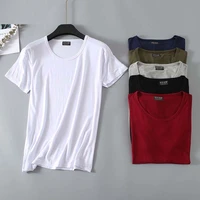 100 cotton mens and womens short sleeved modal pajamas tops t shirt loose thin cotton home clothes oversized plus fat autumn