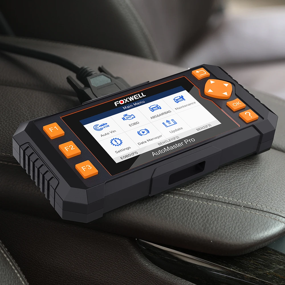 Foxwell NT634 OBD2 автомобильный диагностический инструмент двигатель ABS SRS трансмиссия