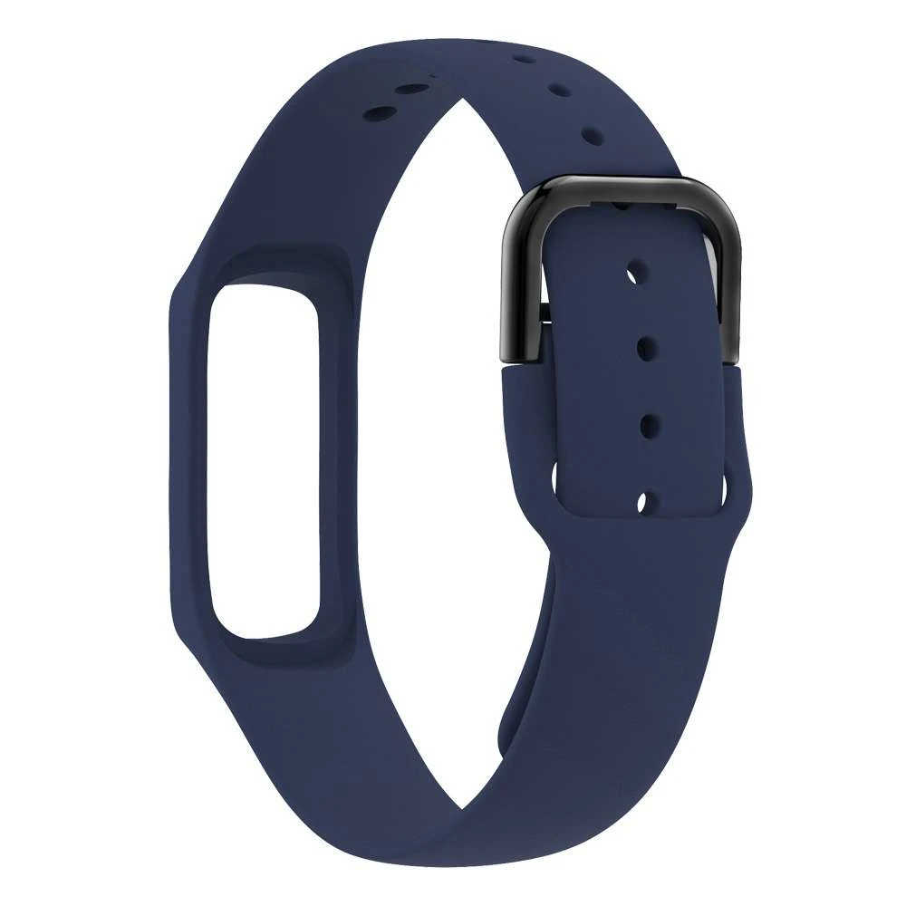 Ремешок силиконовый для смарт часов Samsung Galaxy Fit e R375 регулируемый спортивный
