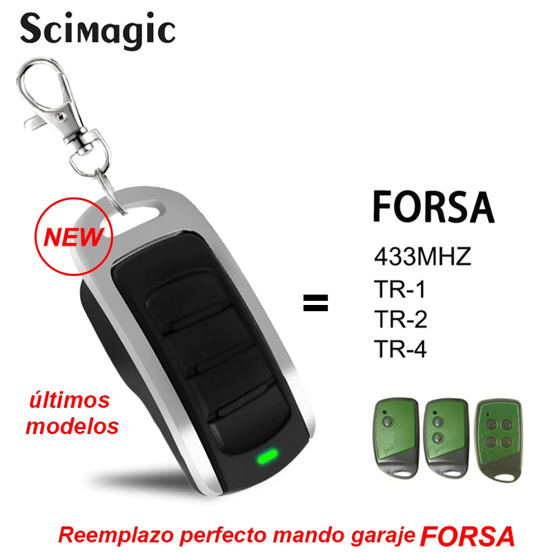 

Duplicate Garage Remote Control FORSA TR-1 TR-2 TR-4 FORSA TR1 TR2 TR4 433.92MHz Command Garage Rolling Code Newest