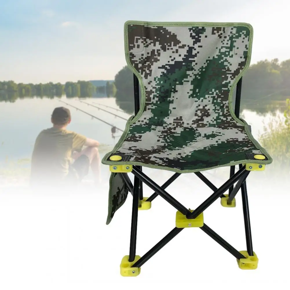 

30% Discounts Hot! Portable Non-Slip Oxford Cloth Canvas Folding Chair Backrest Fishing Stool for Outdoor Camping