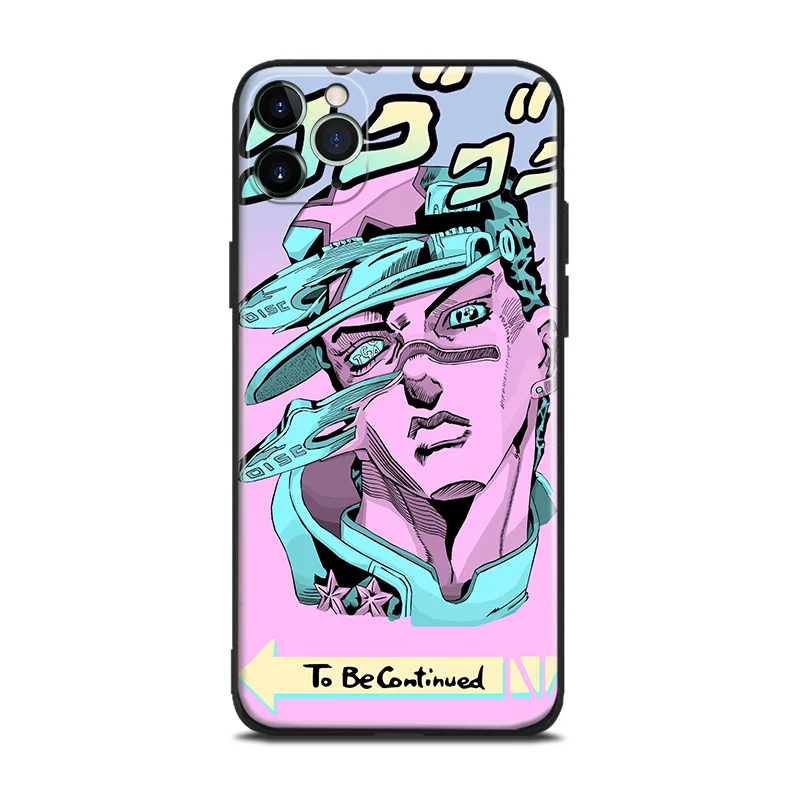 jotaro kujo jojo anime for iphone se 6 6s 7 8 plus x xr xs 11 pro max soft silicone phone case cover shell free global shipping