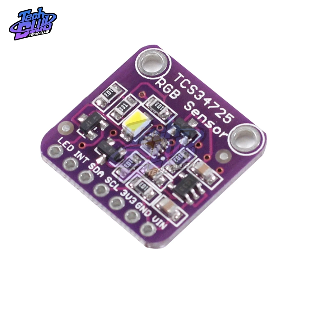 Модуль цветного датчика TCS34725 34725 RGB ИК-фильтр с блокировкой плата для