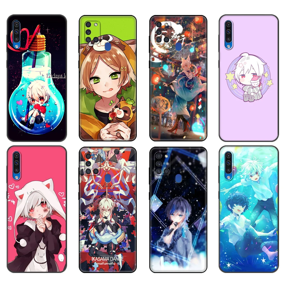 Черный чехол из ТПУ для Samsung Galaxy A50 50S A30S A10 A01 A11 A21S A31 A41 A51 A71 M21 M30S S10 LITE, чехол с аниме mafumafu