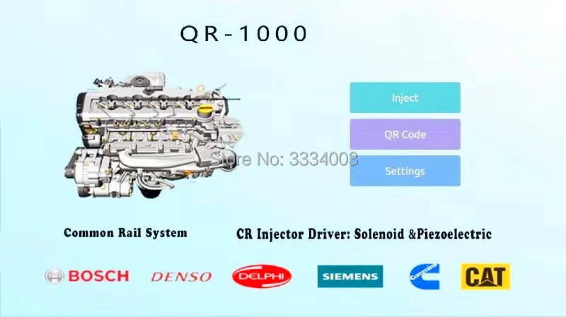 AM-QR1000 инжектор common rail QR кодовый запрос тестер системы для BOSCH DENSO DELPHI VDO, инжектор common rail тестер-симулятор