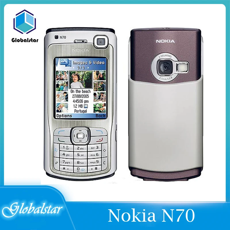Мобильный телефон Nokia N70 Восстановленный оригинальный радио Bluetooth Symbian IOS с