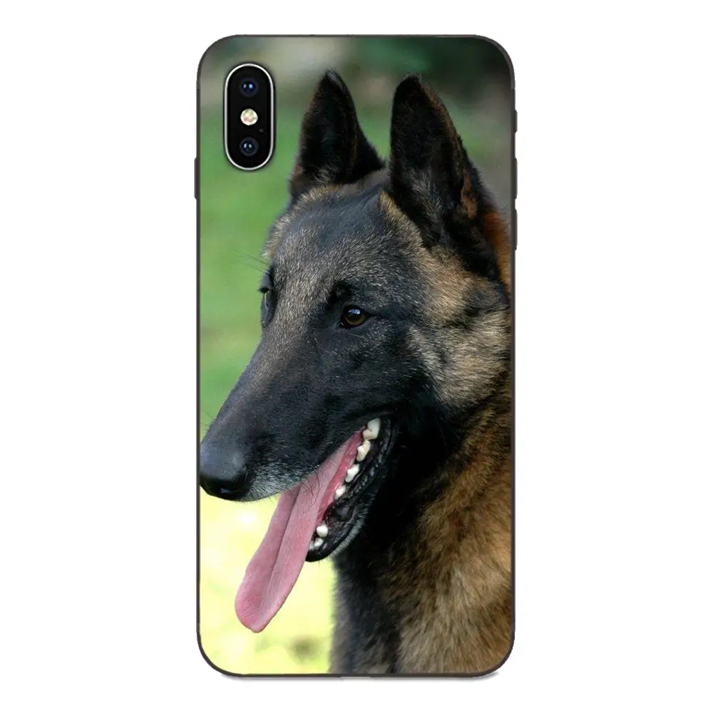 as picture Мягкие чехлы Capa Belgian Tervuren Malinois Dog Art для Apple IPhone X XS Max XR 4 4s 5 5S SE 6 6S 7 8 Plus - Цвет: as picture