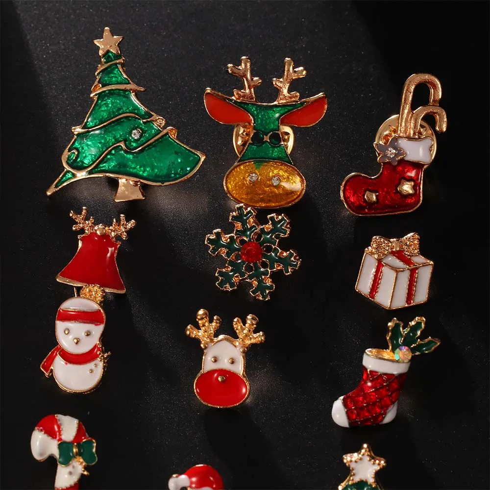 3 шт./компл. веселое Рождество броши рождественские носки с рождественским