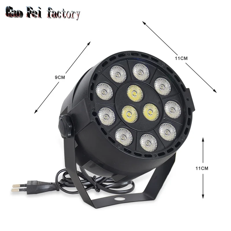 Сценический светильник DMX RGBW LED Par мини Лира стирка 36 Вт без каблука с 512DMX