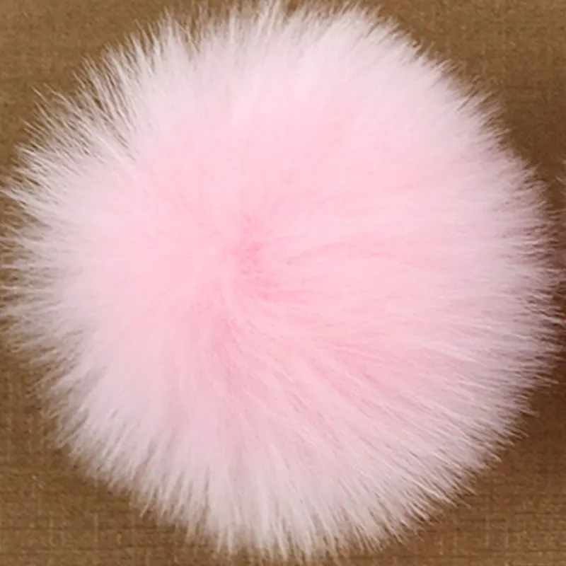 Оптовая продажа помпон лисий мех сделай сам натуральный помпоны мяч для шапок
