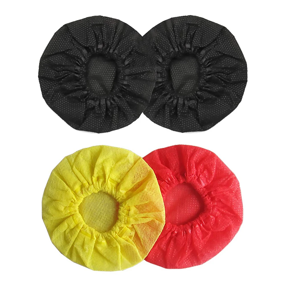 50 пар Одноразовые нетканые чехлы для микрофона универсальные защитные накладки