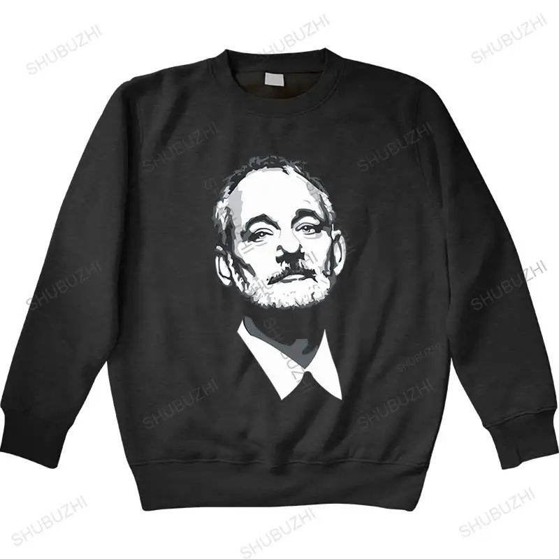 

New Bill Murray Tribute hoodie 100% Cotton Groundhog Day What About Bob Stripes men's top brand winter hoodie for boys euro size