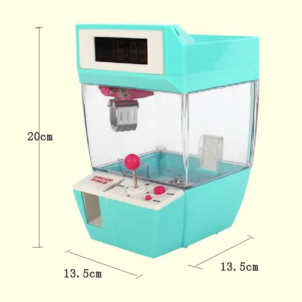 

Mini Clip Doll Machine Educational Toys Kids Children Game Machine Coin Operated Automatic Toy Multi-function High Quality