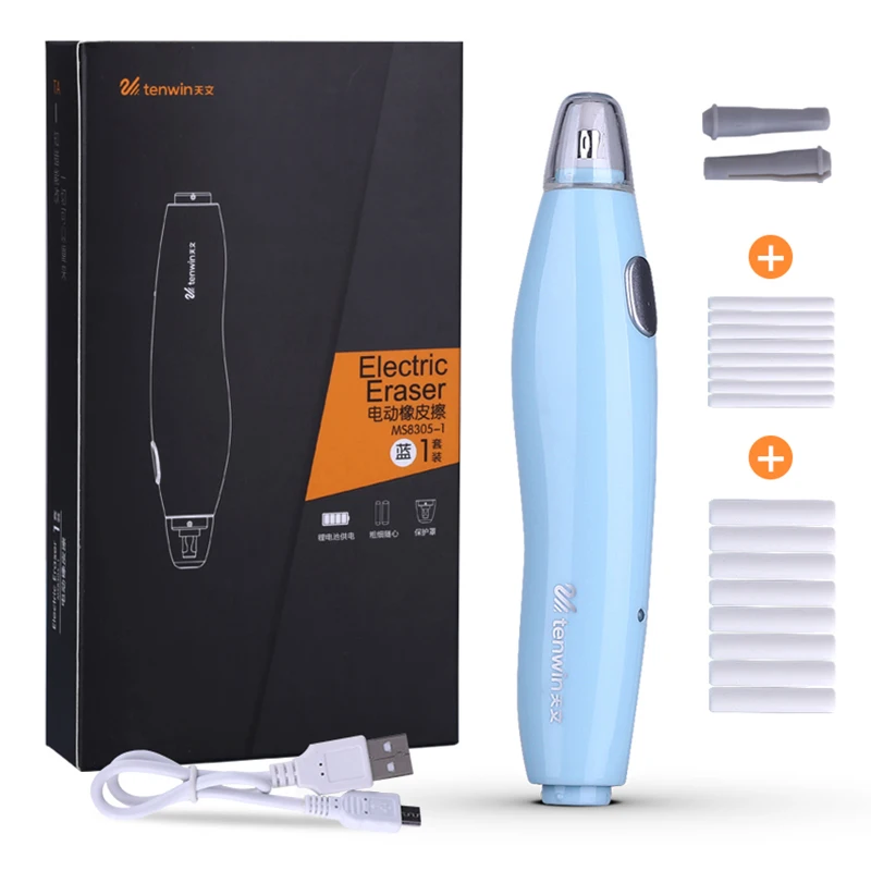 

Kawaii USB Charging Electric Eraser Mechanical Pencil Rubber Cute Electronic Erasers For Kids Stationery Office School Supplies