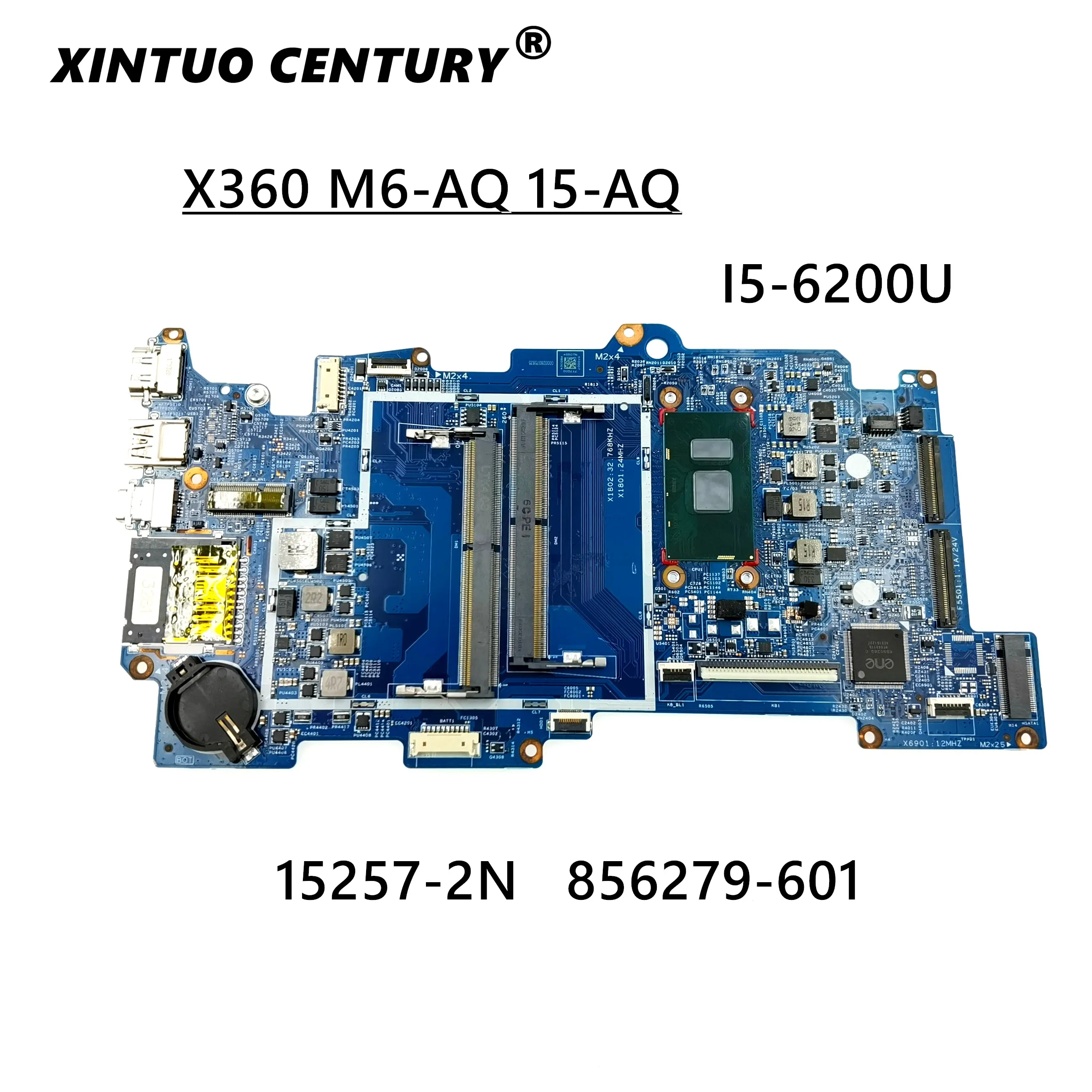 

Для HP ENVY X360 M6-AQ 15-AQ материнская плата портативного компьютера с I5-6200U материнская плата 15257-2N 856279-001 856279-601 все полностью протестирована