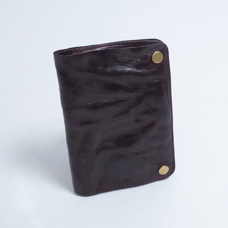 Новинка 2019 мужской кошелек из натуральной кожи Короткие Кошельки на молнии