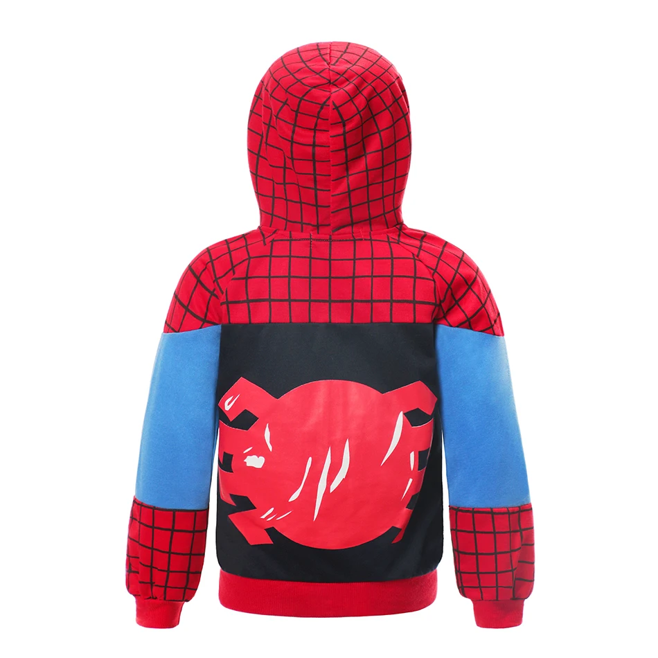 Disney Baby Boys Cool Superheroes Hoodie Cartoon Sweatshirt Kid Clothes Spring Autumn Thin Coat Children Hooded Jacket Role Play