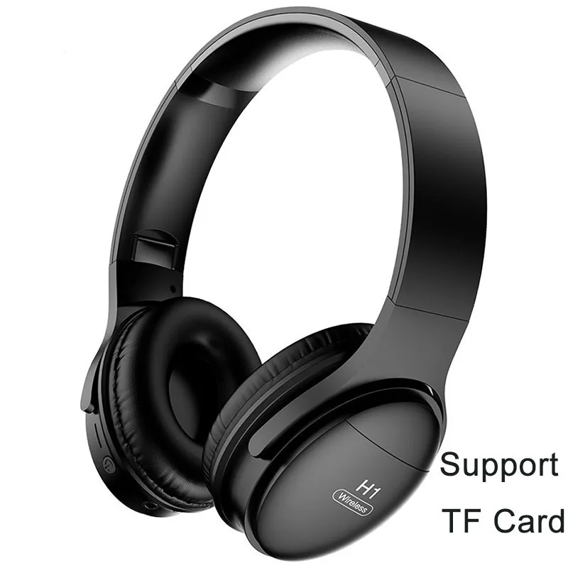 

Bluetooth-гарнитура H1 V5.0 Беспроводная со слотом для TF-карты