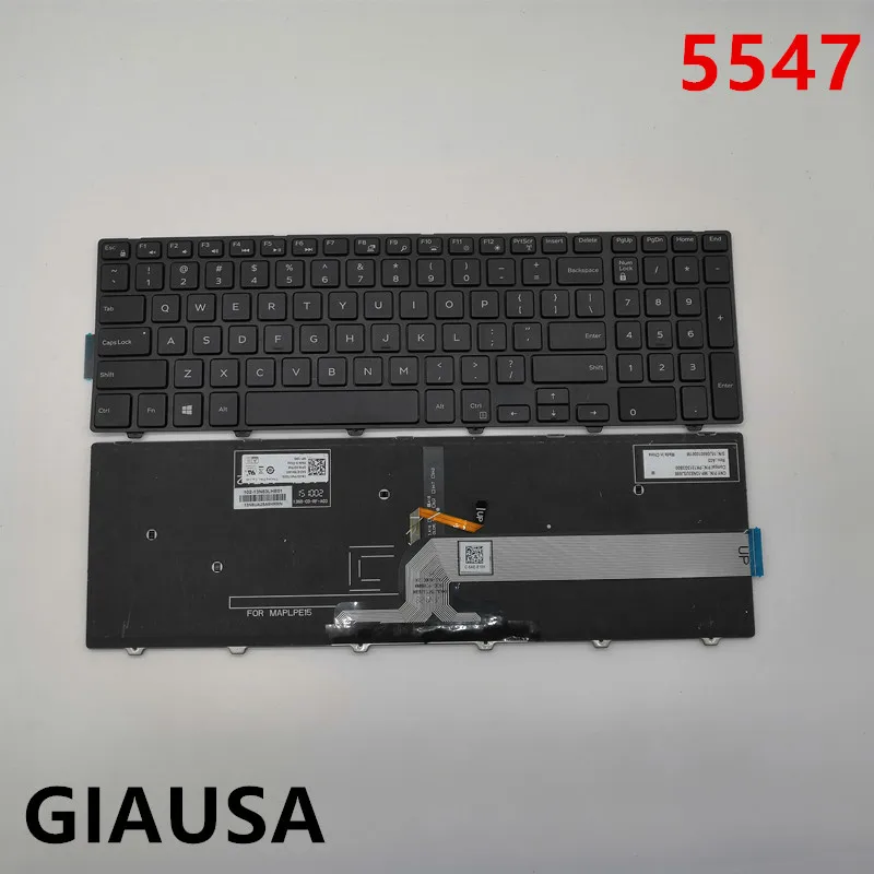 (95% Новинка) английская клавиатура для ноутбука Dell Inspiron 15 3000 5000 3541 3542 3543 5542 5545 5547