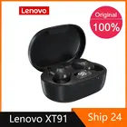 Оригинальные наушники Lenovo XT91 TWS, беспроводные наушники Bluetooth с шумоподавлением, игровая гарнитура с ИИ управлением, стерео басы с микрофоном