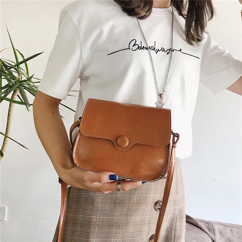 Женская сумка через плечо Youda повседневная однотонная в стиле ретро 2019 | Багаж и