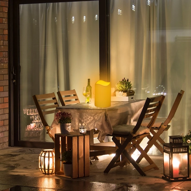 

Flickering LED Candle Light Battery Operated Flameless Tea Light Electric Candle